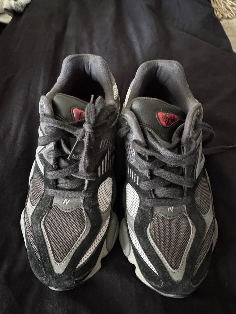 New Balance 9060 Black and Gray Sneakers